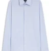 Striped slim-fit shirt in Italian cotton twill