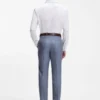 Striped slim-fit shirt in Italian-made cotton