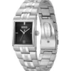 Strivo stainless-steel watch with stripe detail Strivo stainless-steel watch with stripe detail