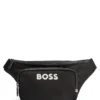 Structured belt bag with contrast logo Structured belt bag with contrast logo