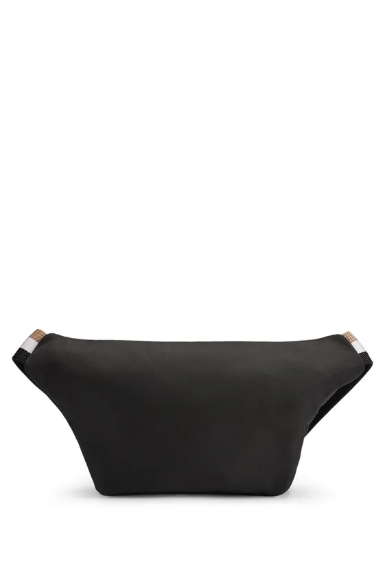 Structured belt bag with contrast logo Structured belt bag with contrast logo