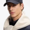 Structured-logo cap in cotton twill