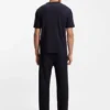 Structured-logo T-shirt in cotton jersey