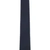 Structured tie in cotton and silk