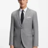Structured tie in cotton and silk