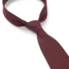 Structured tie in cotton and silk