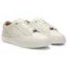 Suede-backtab trainers in leather