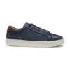 Suede-backtab trainers in leather