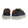 Suede-backtab trainers in leather