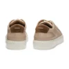 Suede-backtab trainers in leather