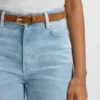 Suede belt with gold-tone Double B monogram Suede belt with gold-tone Double B monogram
