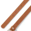 Suede belt with gold-tone Double B monogram Suede belt with gold-tone Double B monogram