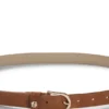 Suede belt with gold-tone Double B monogram Suede belt with gold-tone Double B monogram