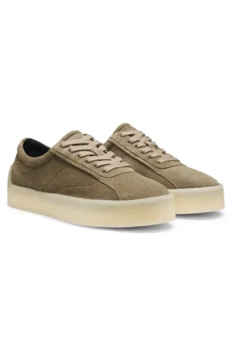 Suede Derby shoes with crepe rubber outsole