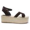 Suede espadrilles with Double B monogram