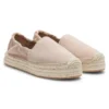 Suede espadrilles with jute midsole