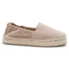 Suede espadrilles with jute midsole