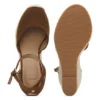 Suede espadrilles with wedge sole
