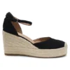 Suede espadrilles with wedge sole