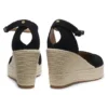 Suede espadrilles with wedge sole