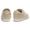 Suede-leather trainers with whipstitching