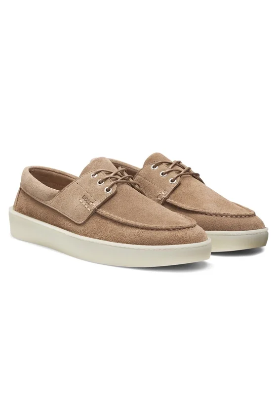 Suede loafers with slightly translucent sole Suede loafers with slightly translucent sole