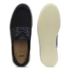 Suede loafers with slightly translucent sole