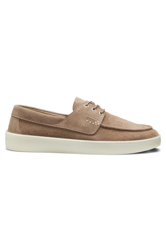 Suede loafers with slightly translucent sole Suede loafers with slightly translucent sole