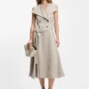 Suede sandals with crossover straps Suede sandals with crossover straps