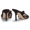Suede sandals with crossover straps Suede sandals with crossover straps