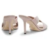 Suede sandals with crossover straps Suede sandals with crossover straps