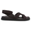 Suede sandals with Double B monogram
