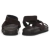 Suede sandals with Double B monogram