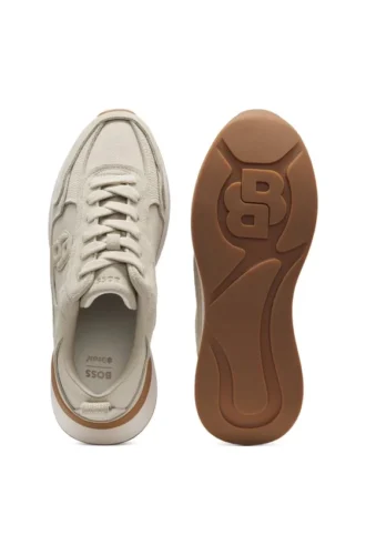 suede sneakers with double b monogram 2 1 330x500 - Suede sneakers with Double B monogram