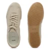 Suede sneakers with logo details