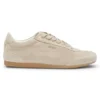 Suede sneakers with logo details