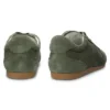 Suede sneakers with logo details