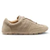 Suede trainers with Double B monogram