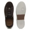 Suede trainers with hidden wedge