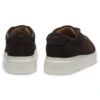 Suede trainers with hidden wedge