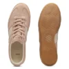 Suede trainers with smooth-leather trims