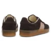 Suede trainers with smooth-leather trims