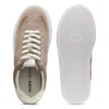 Suede trainers with stacked logos