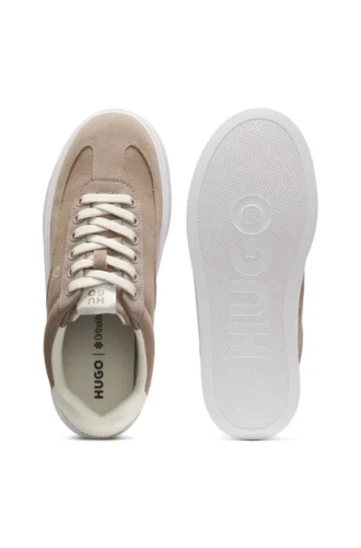 suede trainers with stacked logos 2 330x500 - Suede trainers with stacked logos