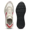 Suede-trim sneakers with logo details
