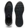 Suede-trim sneakers with logo details