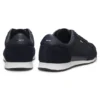 Suede-trim sneakers with ribbed sole