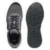Suede-trim trainers with Double B monogram