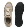 Suede-trim trainers with Double B monogram