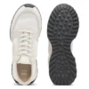 Suede-trim trainers with Double B monogram